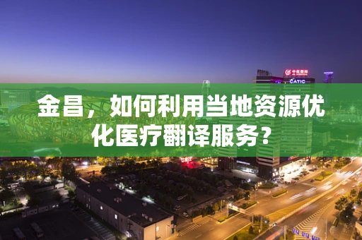 金昌，如何利用当地资源优化医疗翻译服务？