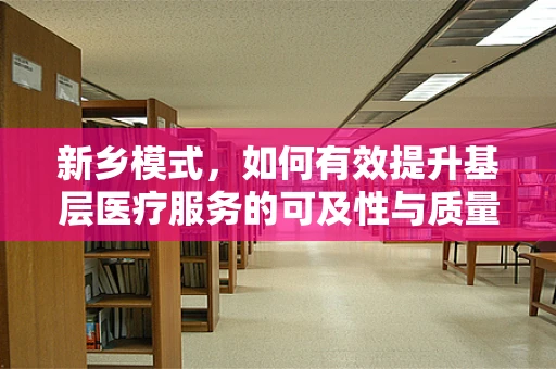 新乡模式，如何有效提升基层医疗服务的可及性与质量？