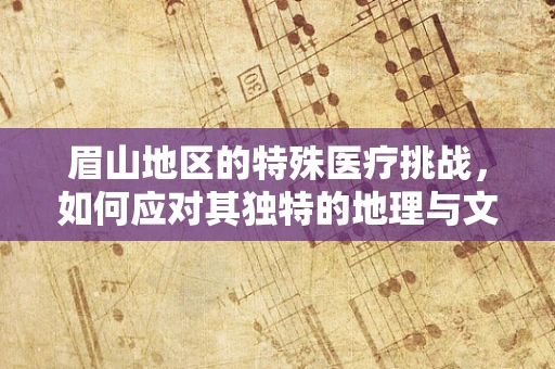 眉山地区的特殊医疗挑战，如何应对其独特的地理与文化背景？