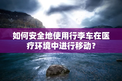 如何安全地使用行李车在医疗环境中进行移动？