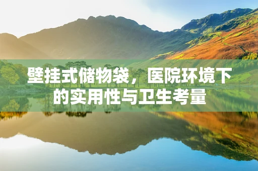 壁挂式储物袋，医院环境下的实用性与卫生考量
