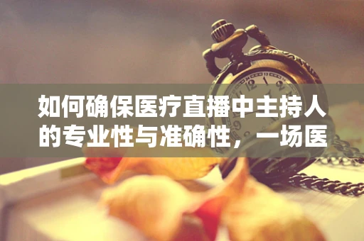 如何确保医疗直播中主持人的专业性与准确性，一场医学翻译的视角