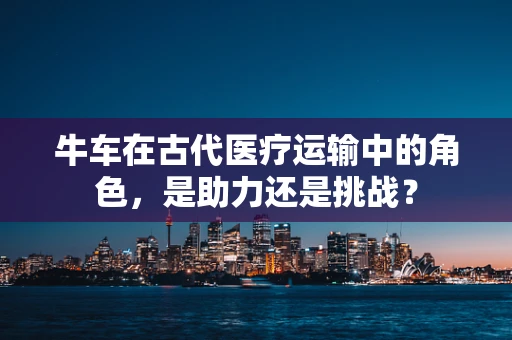 牛车在古代医疗运输中的角色，是助力还是挑战？