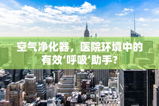 空气净化器，医院环境中的有效‘呼吸’助手？