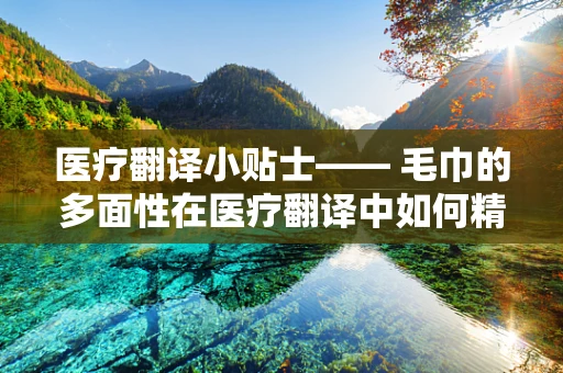医疗翻译小贴士—— 毛巾的多面性在医疗翻译中如何精准表达？