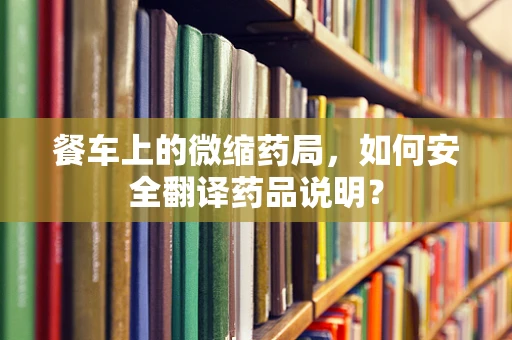 餐车上的微缩药局，如何安全翻译药品说明？