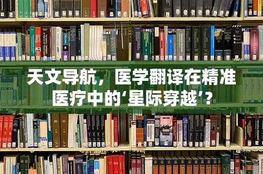 天文导航，医学翻译在精准医疗中的‘星际穿越’？