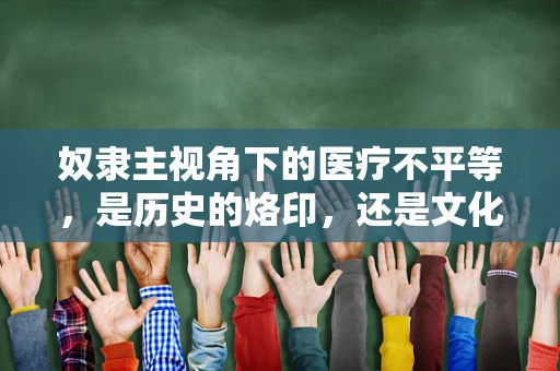 奴隶主视角下的医疗不平等，是历史的烙印，还是文化的盲点？