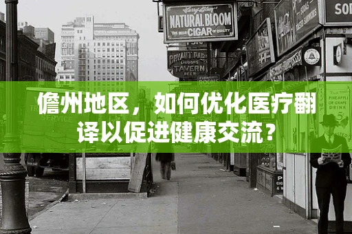 儋州地区，如何优化医疗翻译以促进健康交流？