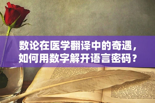 数论在医学翻译中的奇遇，如何用数字解开语言密码？