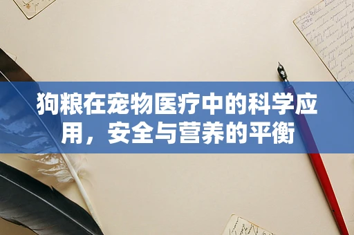 狗粮在宠物医疗中的科学应用，安全与营养的平衡