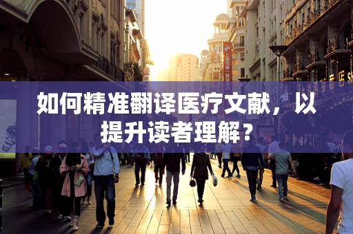 如何精准翻译医疗文献，以提升读者理解？