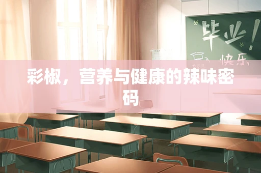彩椒，营养与健康的辣味密码