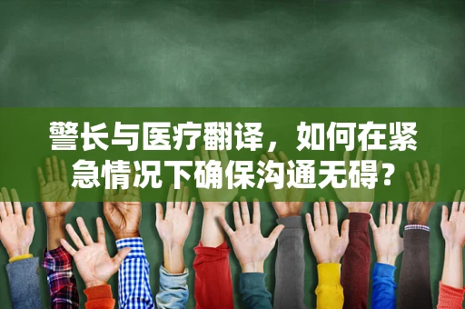 警长与医疗翻译，如何在紧急情况下确保沟通无碍？
