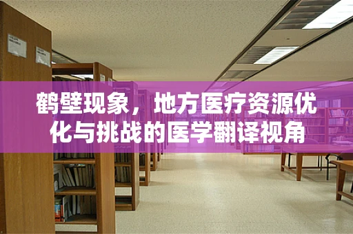 鹤壁现象，地方医疗资源优化与挑战的医学翻译视角