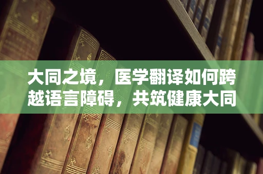 大同之境，医学翻译如何跨越语言障碍，共筑健康大同？