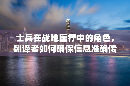 士兵在战地医疗中的角色，翻译者如何确保信息准确传递？