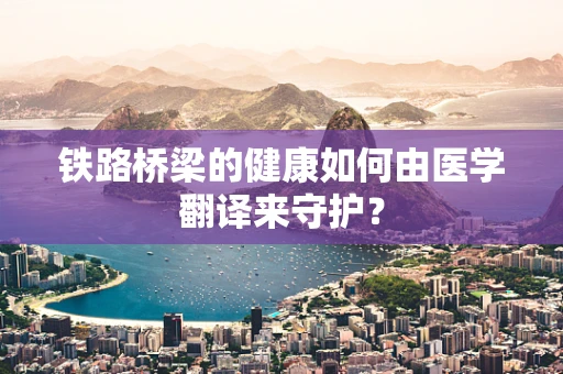 铁路桥梁的健康如何由医学翻译来守护？