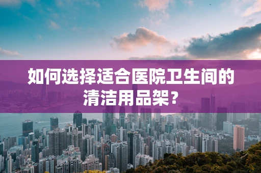 如何选择适合医院卫生间的清洁用品架？