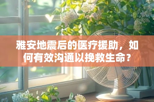 雅安地震后的医疗援助，如何有效沟通以挽救生命？