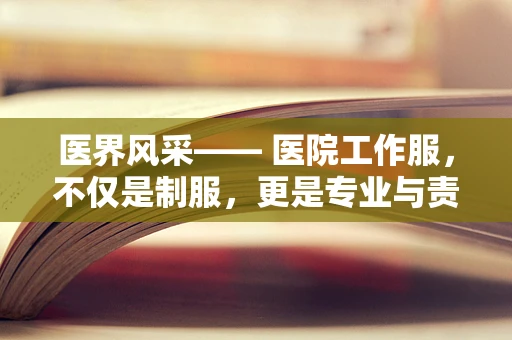 医界风采—— 医院工作服，不仅是制服，更是专业与责任的象征？