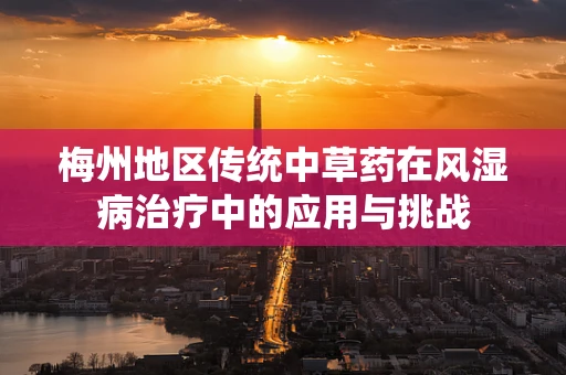 梅州地区传统中草药在风湿病治疗中的应用与挑战