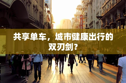 共享单车，城市健康出行的双刃剑？