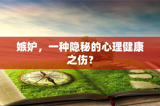 嫉妒，一种隐秘的心理健康之伤？