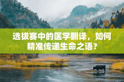 选拔赛中的医学翻译，如何精准传递生命之语？