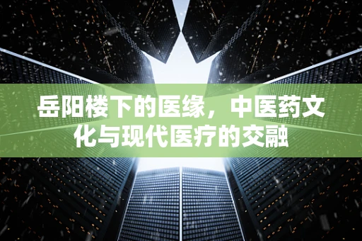 岳阳楼下的医缘，中医药文化与现代医疗的交融