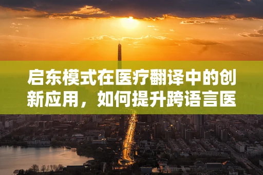 启东模式在医疗翻译中的创新应用，如何提升跨语言医疗交流的效率？