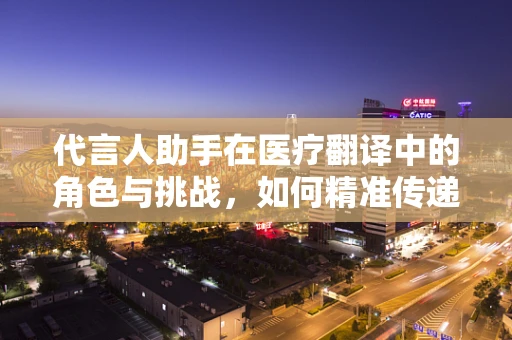 代言人助手在医疗翻译中的角色与挑战，如何精准传递医疗信息？