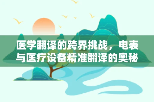 医学翻译的跨界挑战，电表与医疗设备精准翻译的奥秘