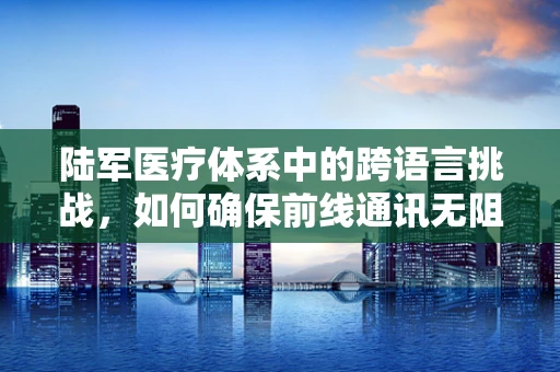 陆军医疗体系中的跨语言挑战，如何确保前线通讯无阻？