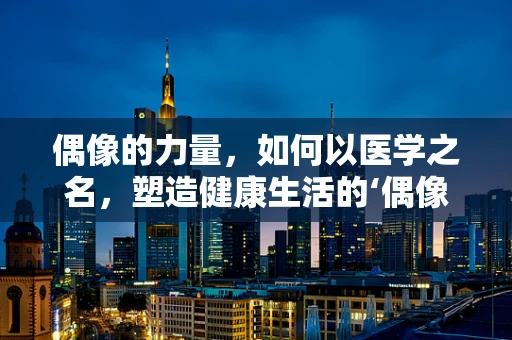 偶像的力量，如何以医学之名，塑造健康生活的‘偶像’？