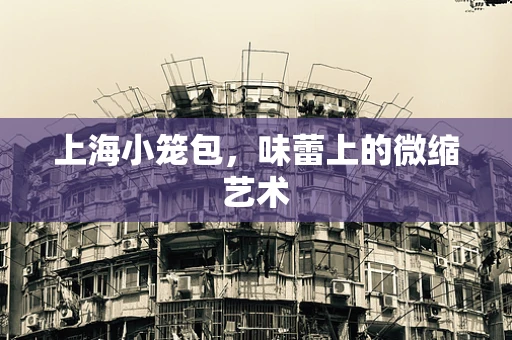 上海小笼包，味蕾上的微缩艺术