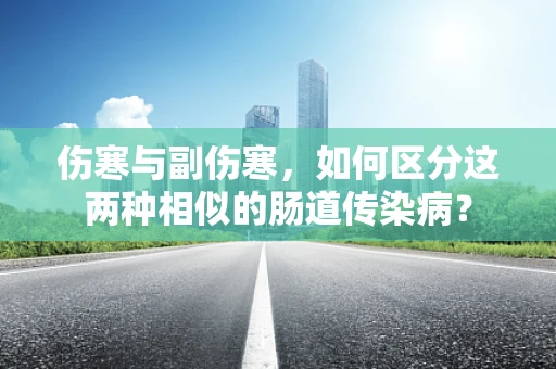 伤寒与副伤寒，如何区分这两种相似的肠道传染病？
