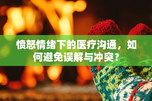愤怒情绪下的医疗沟通，如何避免误解与冲突？