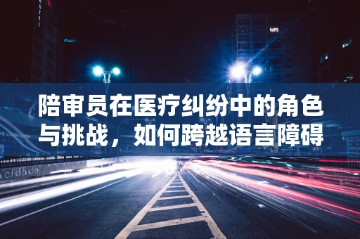 陪审员在医疗纠纷中的角色与挑战，如何跨越语言障碍的桥梁？