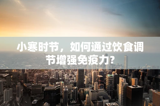 小寒时节，如何通过饮食调节增强免疫力？