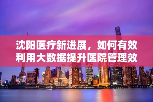 沈阳医疗新进展，如何有效利用大数据提升医院管理效率？