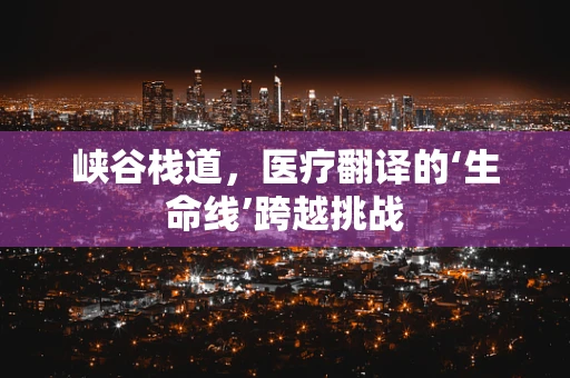 峡谷栈道，医疗翻译的‘生命线’跨越挑战