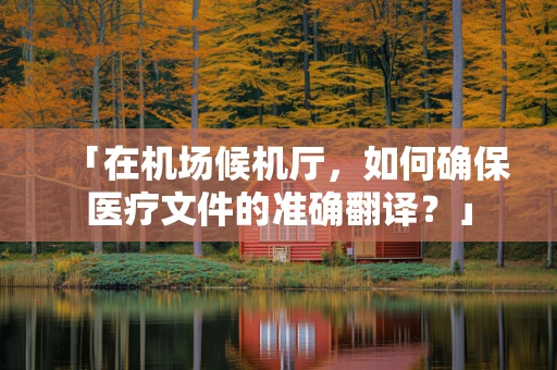 「在机场候机厅，如何确保医疗文件的准确翻译？」