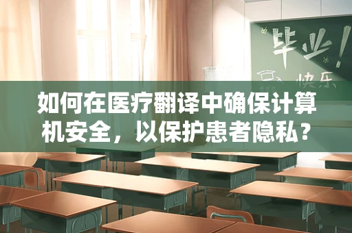 如何在医疗翻译中确保计算机安全，以保护患者隐私？