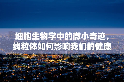 细胞生物学中的微小奇迹，线粒体如何影响我们的健康？