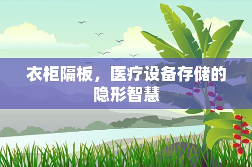 衣柜隔板，医疗设备存储的隐形智慧