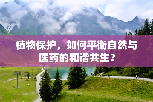 植物保护，如何平衡自然与医药的和谐共生？