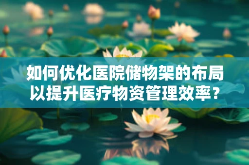 如何优化医院储物架的布局以提升医疗物资管理效率？