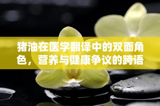 猪油在医学翻译中的双面角色，营养与健康争议的跨语言解读