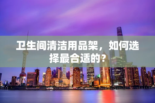 卫生间清洁用品架，如何选择最合适的？